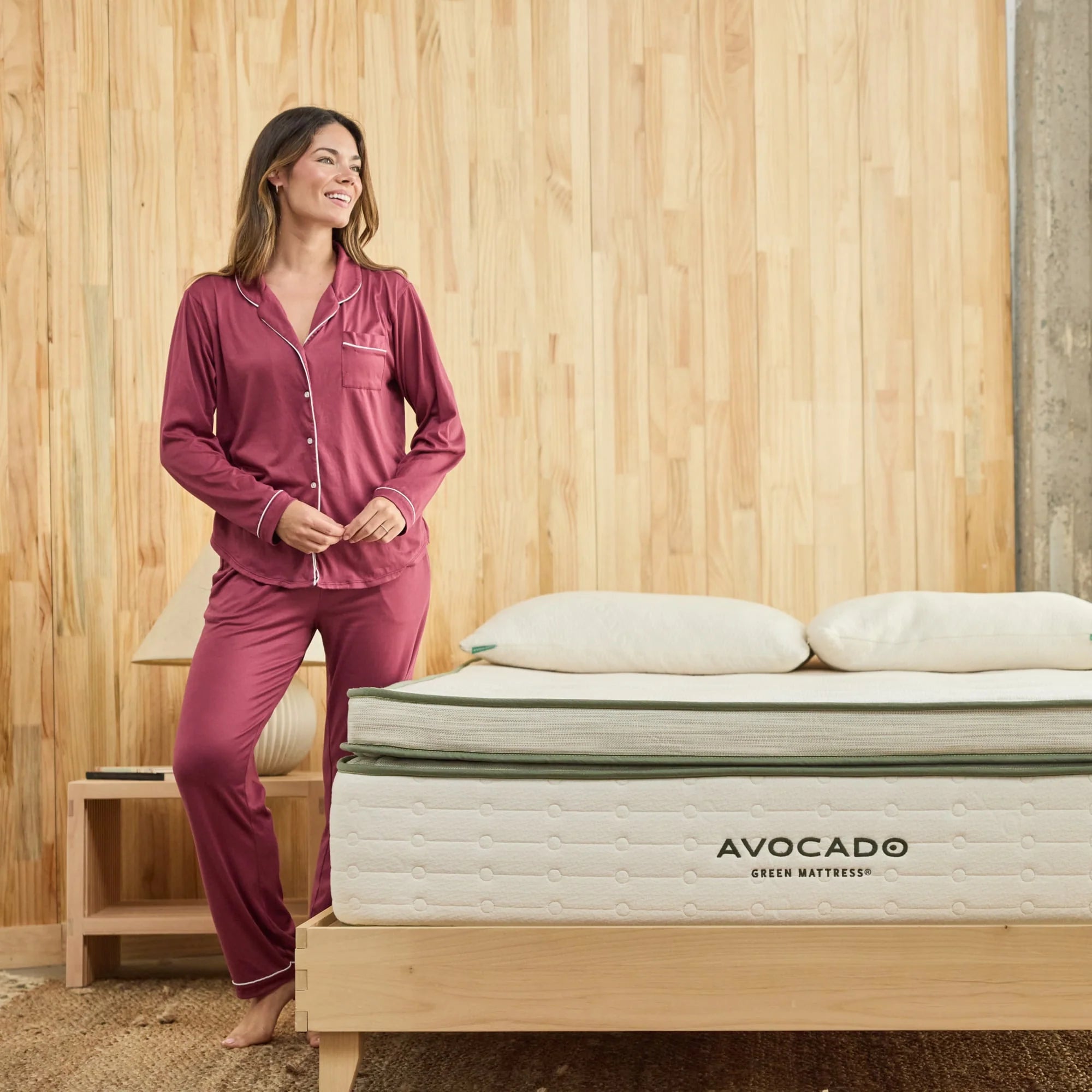 Avocado Green Mattress Box-Top Plush