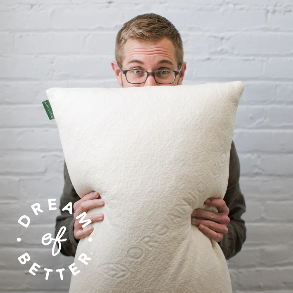 Avocado Green Adjustable Organic Pillow
