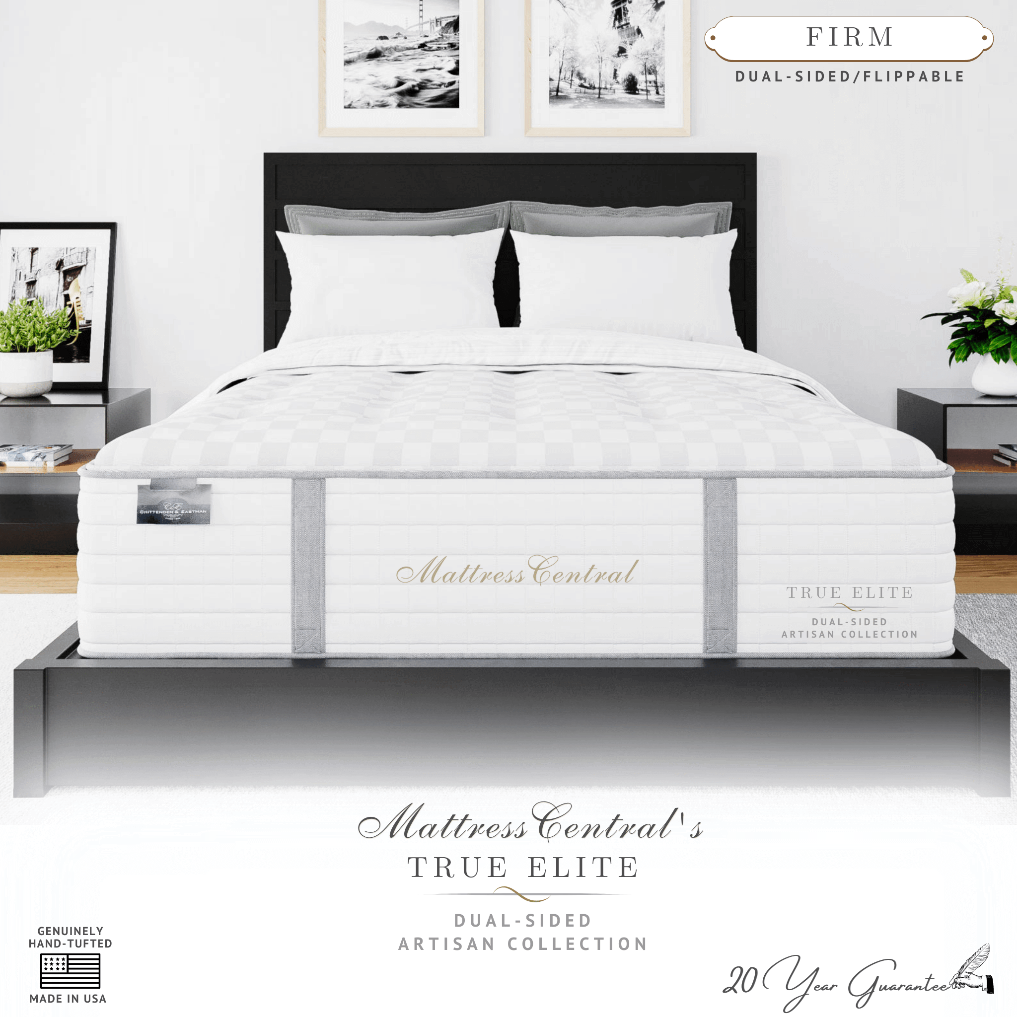 Mattress Central's True Elite Firm Double Sided Mattress