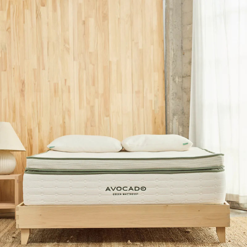 Avocado Green Mattress Box-Top Plush