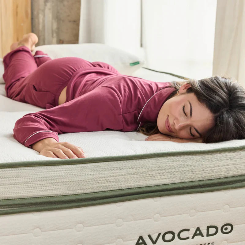 Avocado Green Mattress Box-Top Plush