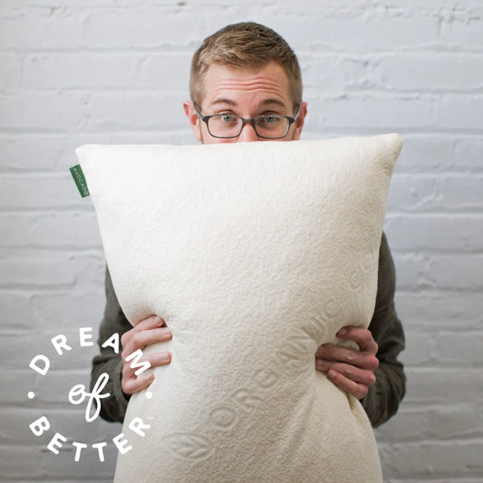 Avocado Green Adjustable Organic Pillow