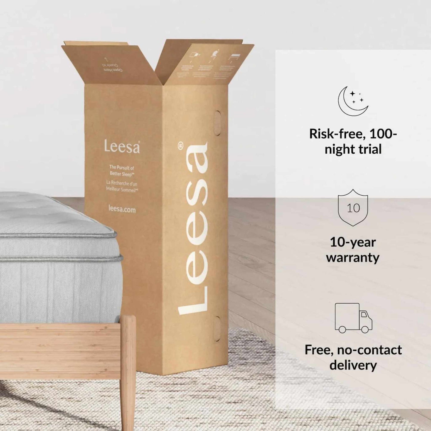 Leesa Plus Hybrid Mattress