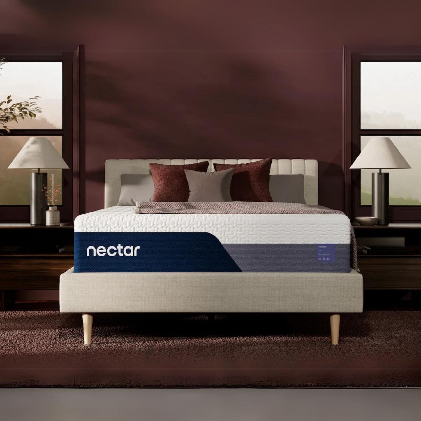 Nectar 5.0 Luxe Memory Foam Mattress - Triple Cooling, Therapeutic Gel Foam Layers, and Durable Support