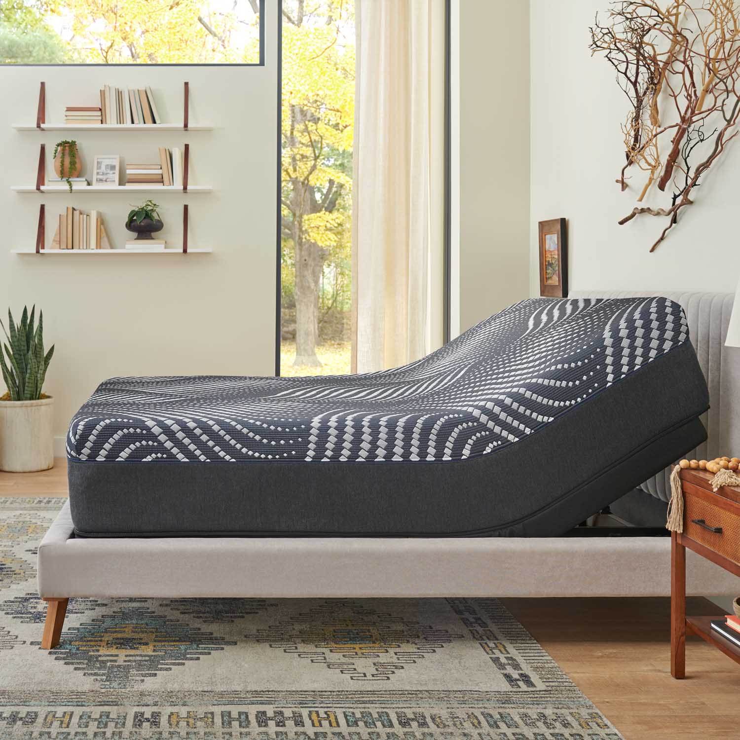 Sealy Posturepedic Plus Brenham Hybrid Soft Mattress - Plush Memory Foam and Zoned Coil Support