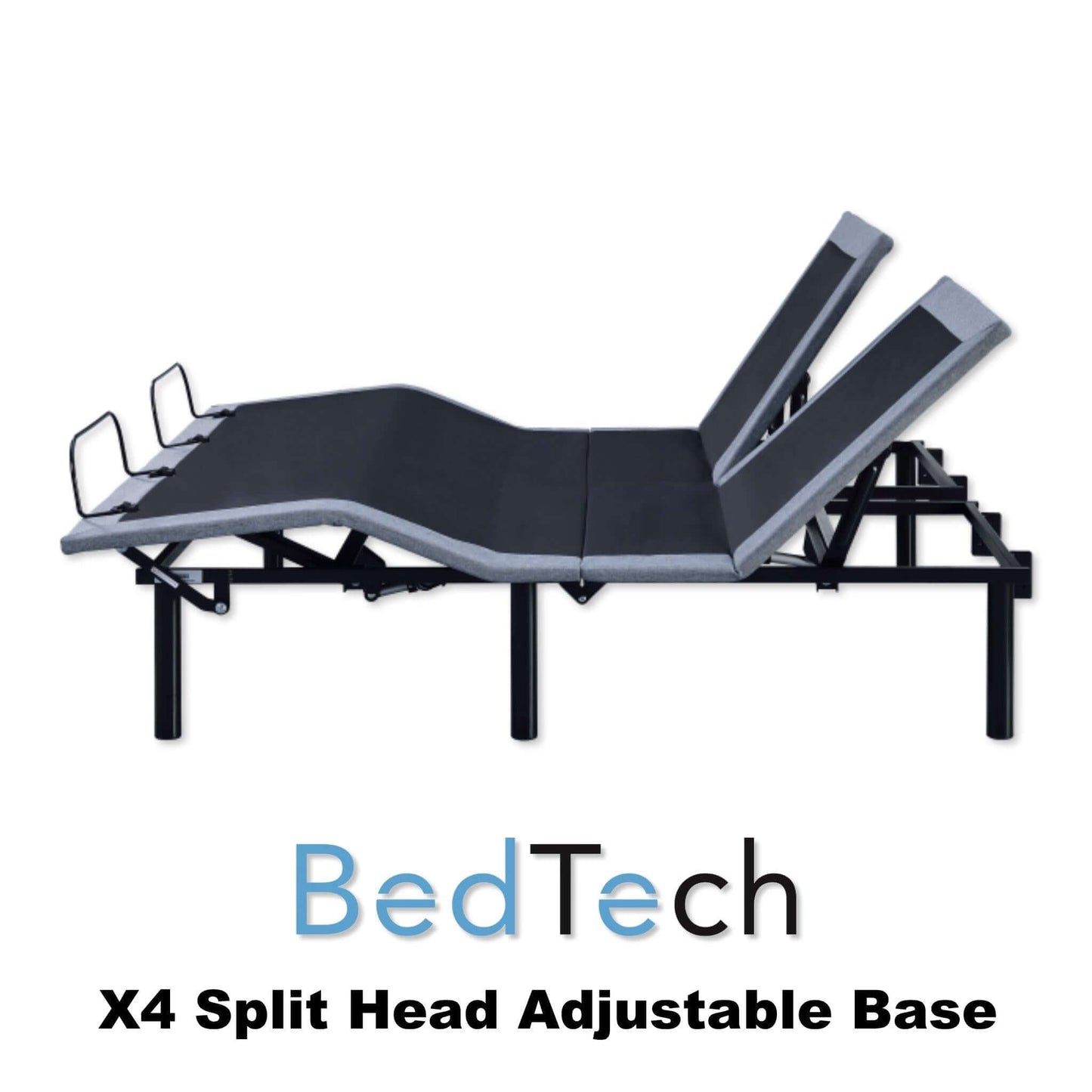 X4 Split Head Queen Adjustable Base by BedTech - Mattress Central LLC